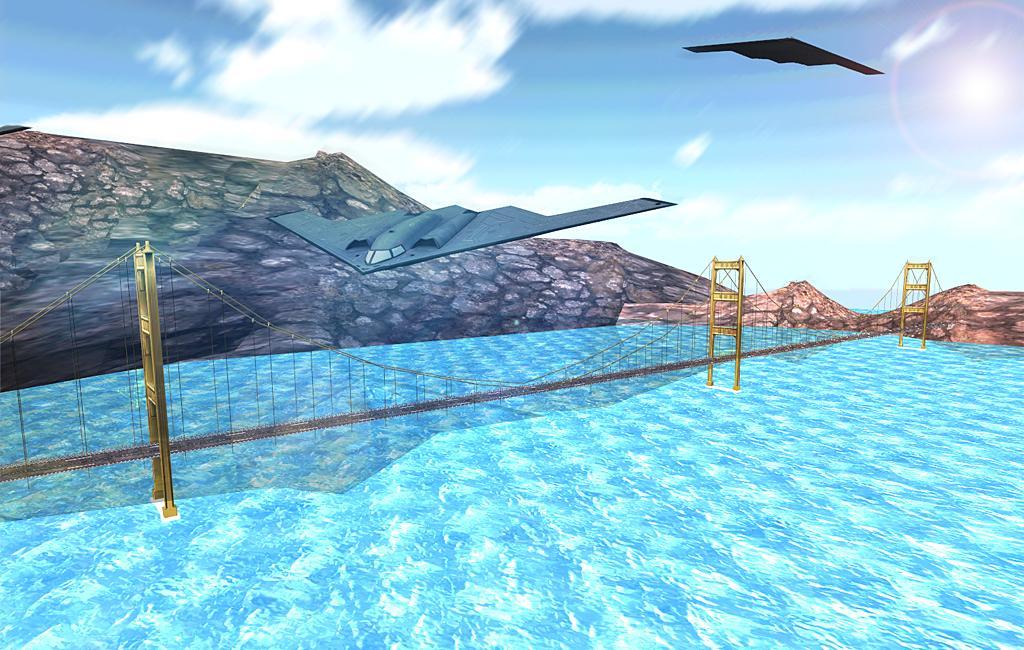Stealth aircraft Traffic Race