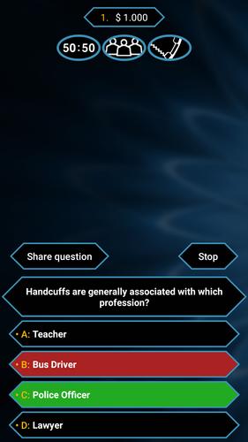 Millionaire Quiz